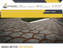 Tablet Screenshot of incbaskibeton.com